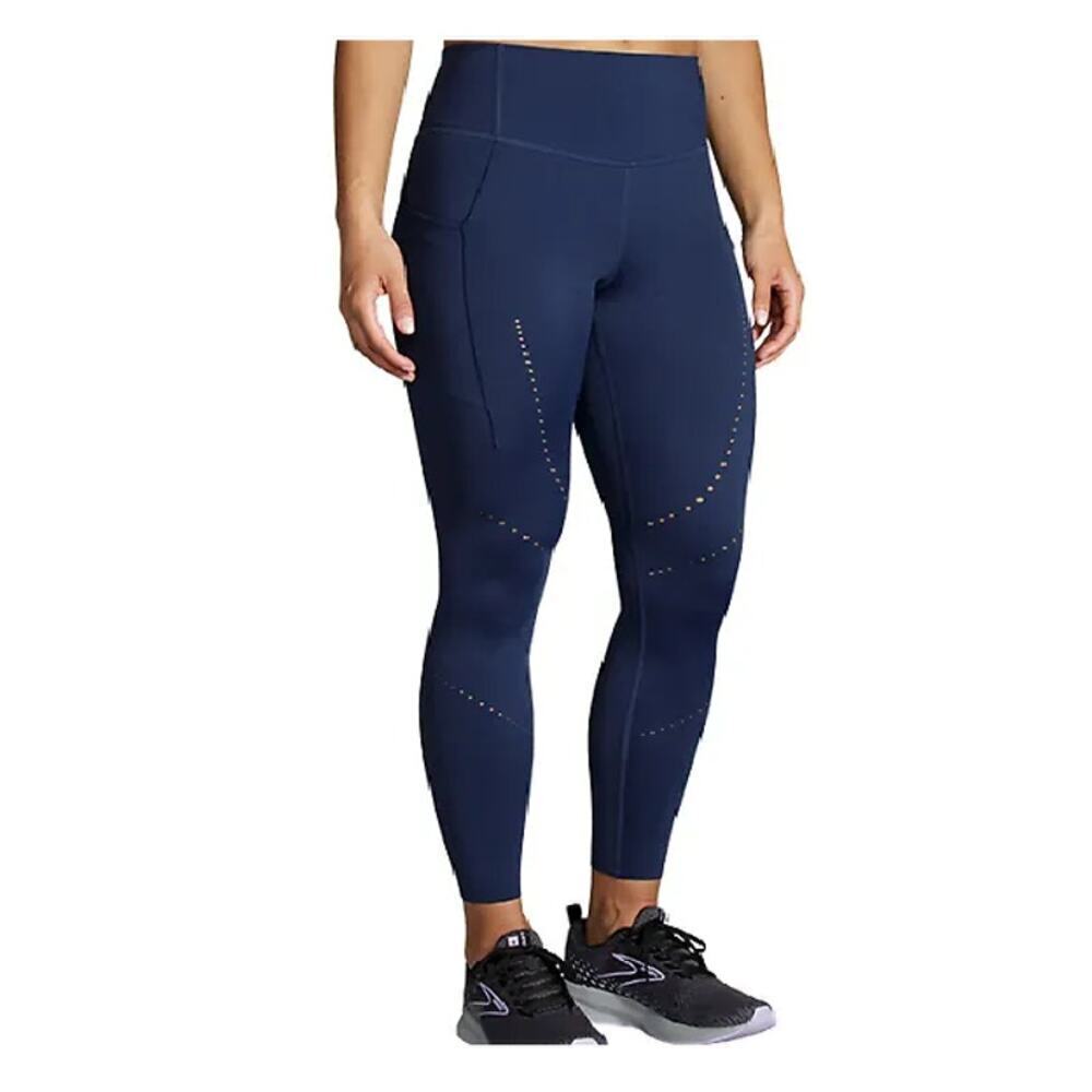 Brooks Women's Navy Method 7/8 Tights Running Tights Size XS
